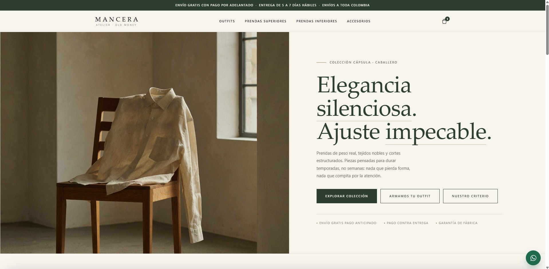 Tienda en línea Mancera Atelier